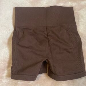 Brown athletic shorts